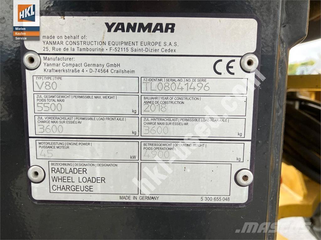 Yanmar V 80 轮式装载机