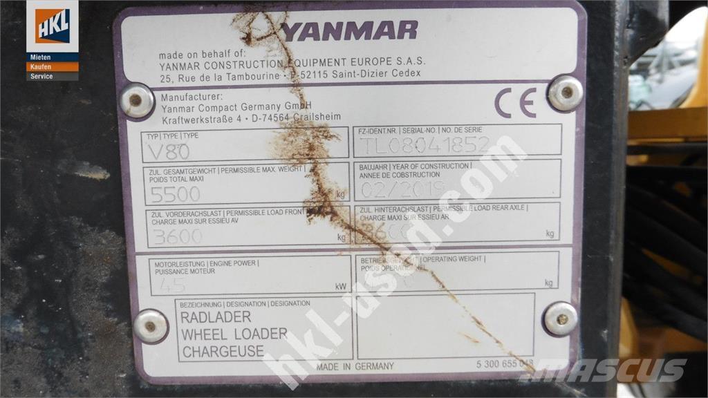 Yanmar V 80 轮式装载机