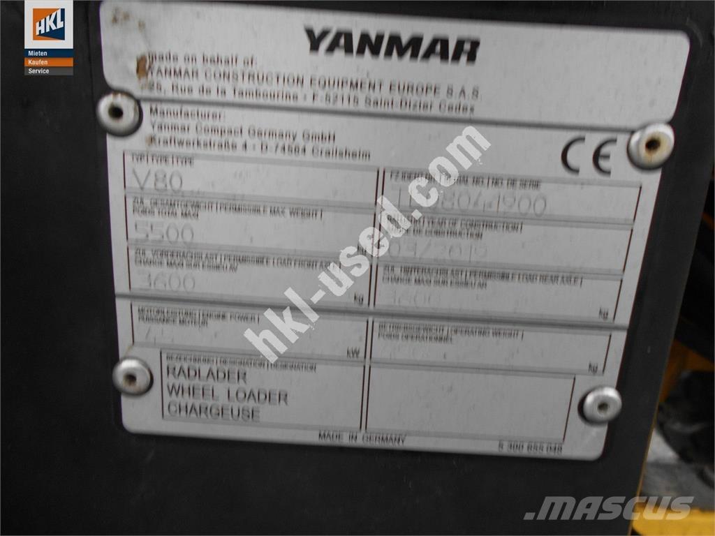 Yanmar V 80 轮式装载机