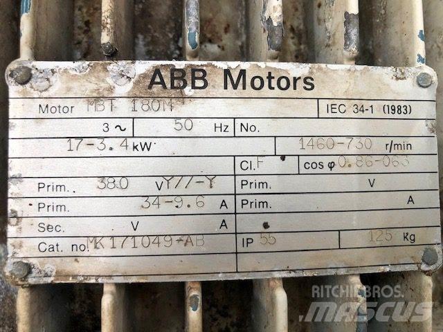 17 kW ABB MBT180M El-Motor 发动机