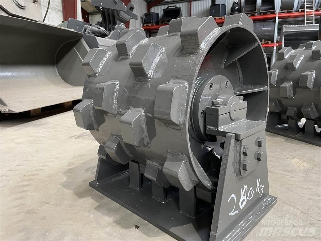  450 mm kompaktorhjul 胶轮压路机