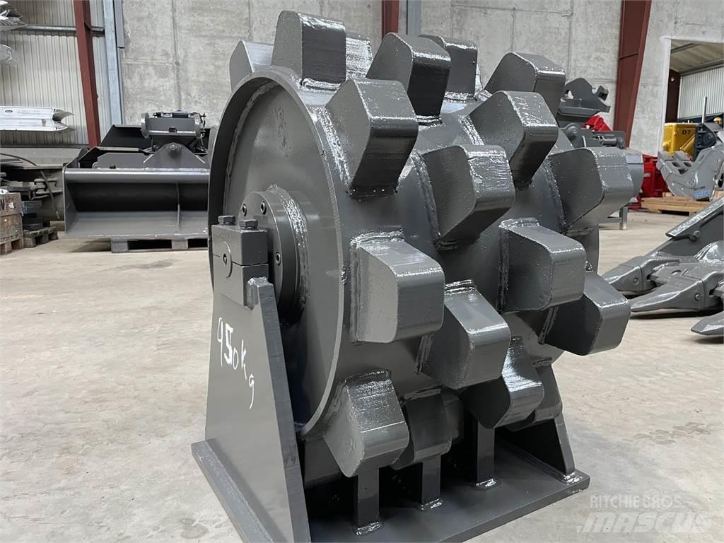  570 mm kompaktorhjul 胶轮压路机