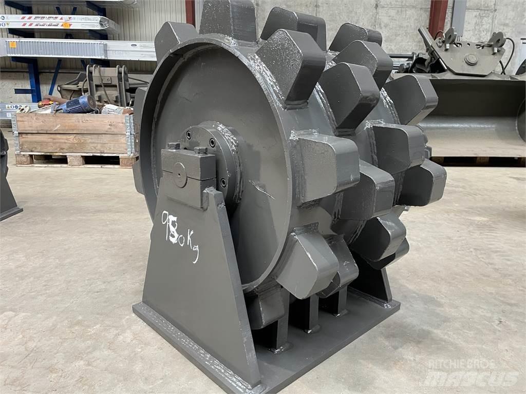  570 mm kompaktorhjul 胶轮压路机