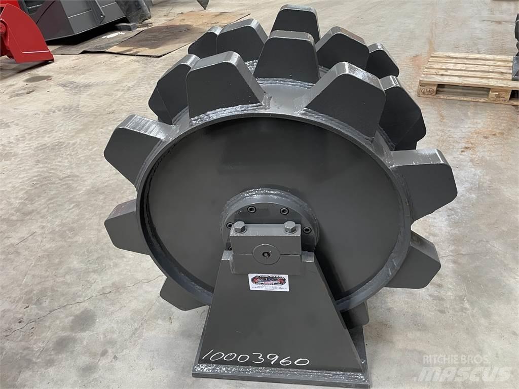  650 mm kompaktorhjul 胶轮压路机