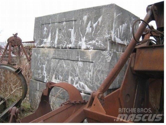  Ballastvægte 3 stk. - 3500 kg 起重机配件设备
