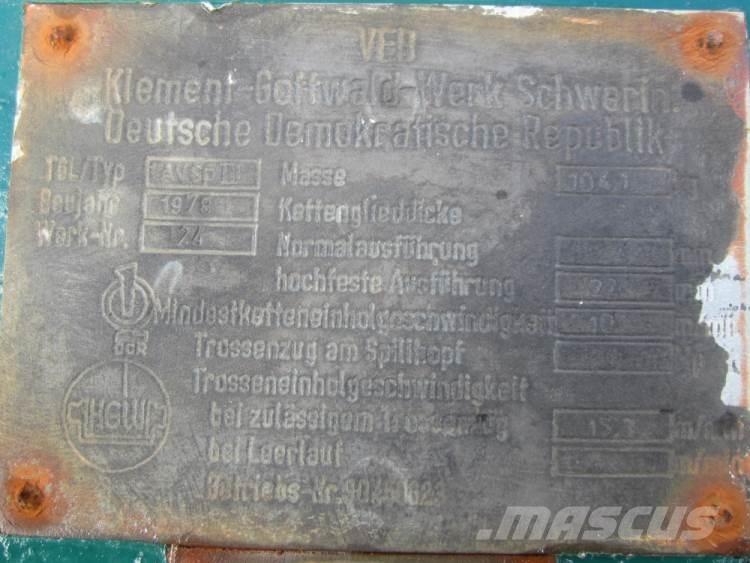  Capstan spil VEB 1AVSP3 吊车起重机、绞车吊货机和物料升降机