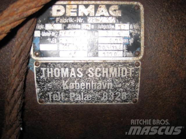 Demag spil 3 ton 吊车起重机、绞车吊货机和物料升降机