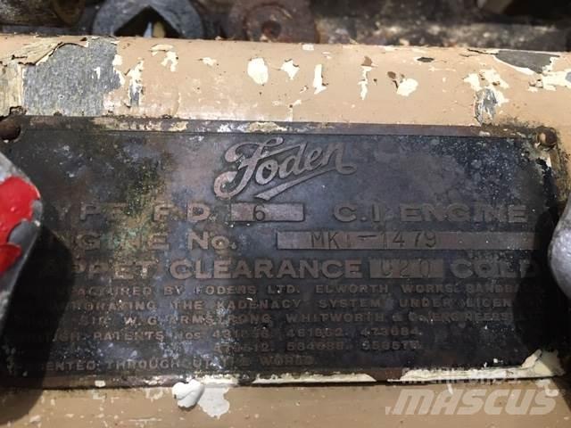Foden type FD6 motor 发动机