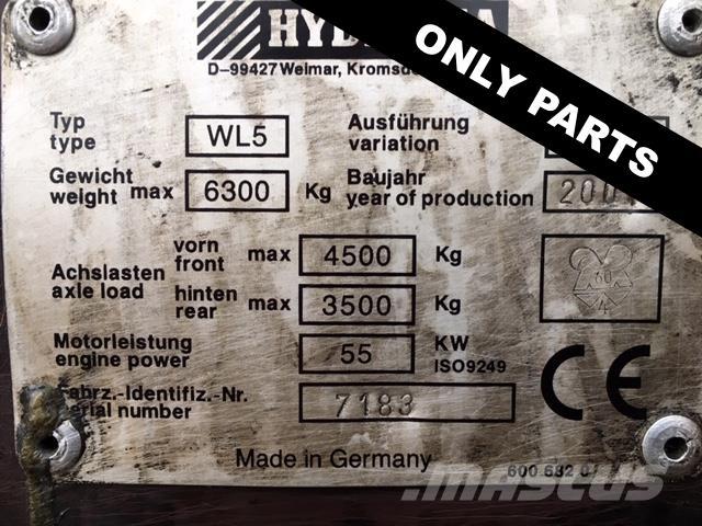 Hydrema WL550B til ophug 轮式装载机