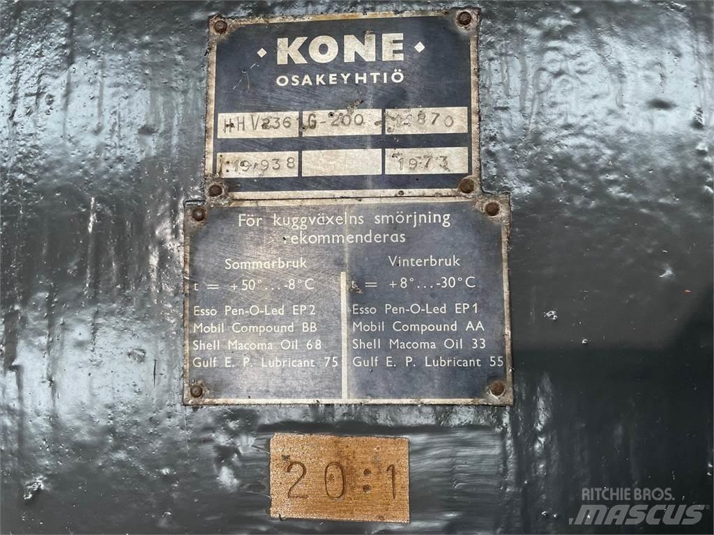 Kone Type HHV236 gear - 20:1 变速器