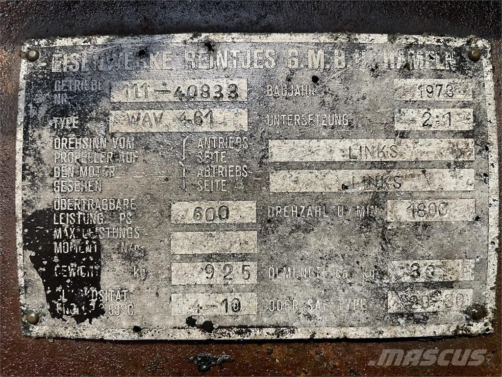 Reintjes WAV 461 Gear 变速器