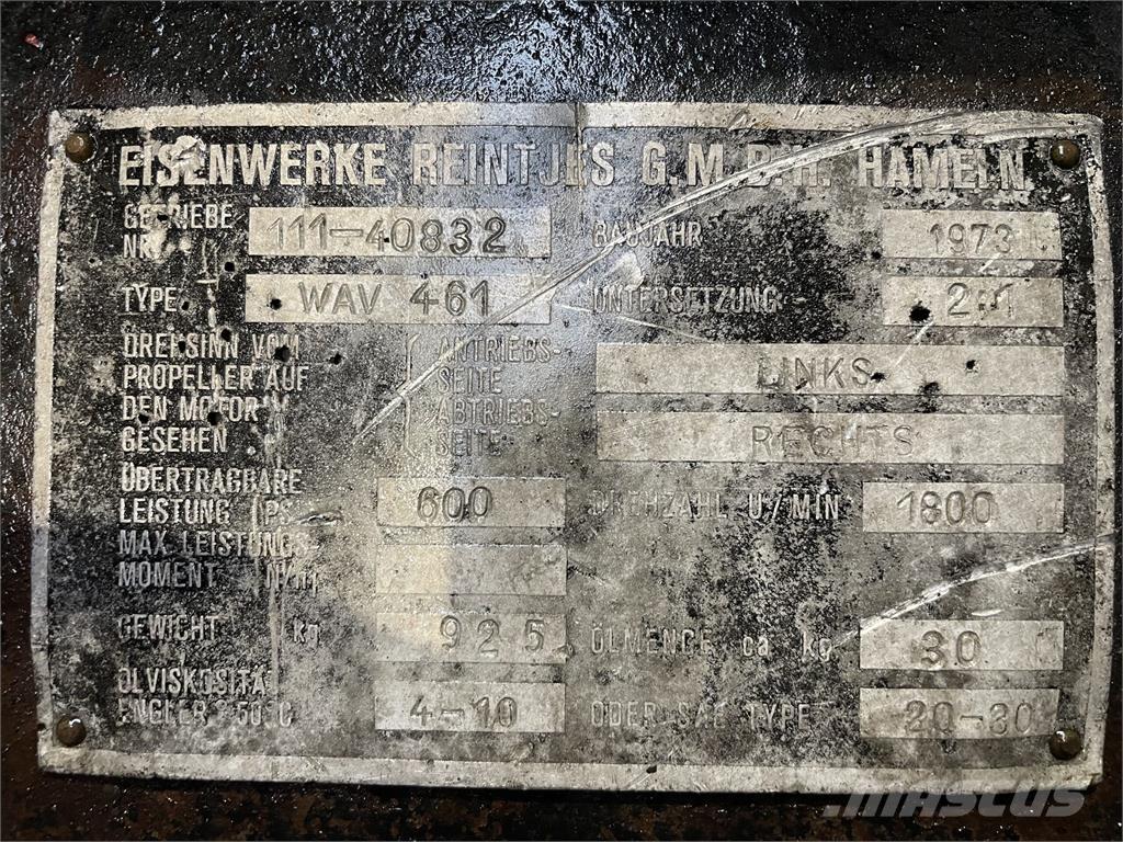 Reintjes WAV 461 Gear 变速器