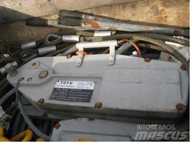  Rope pulling hoist - 3 stk. 吊车起重机、绞车吊货机和物料升降机