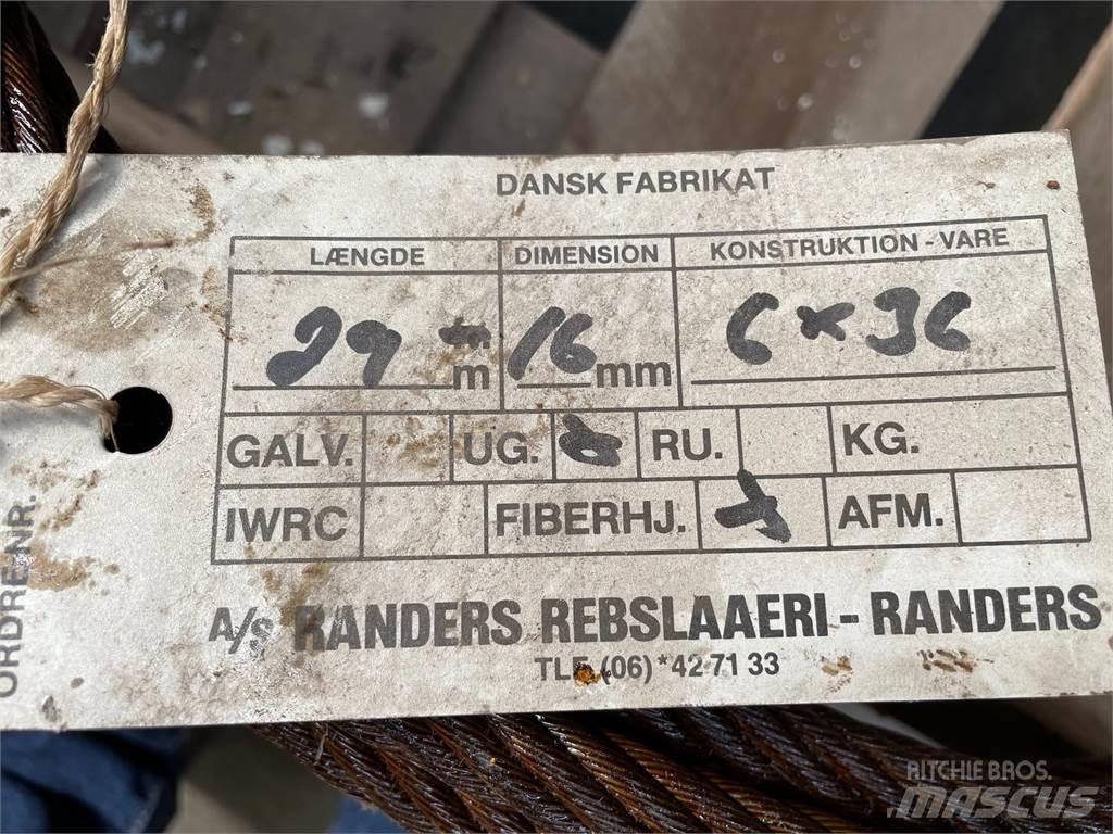  Stålwire Ø16 mm 起重机配件设备