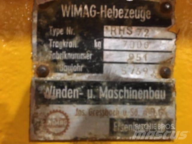  Wimag RHS72 løfteåg - 7 ton 起重机配件设备