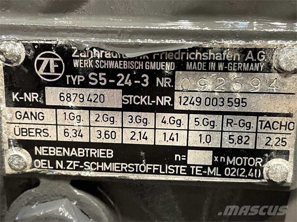 ZF gearkasse type S5-24-3 传动装置