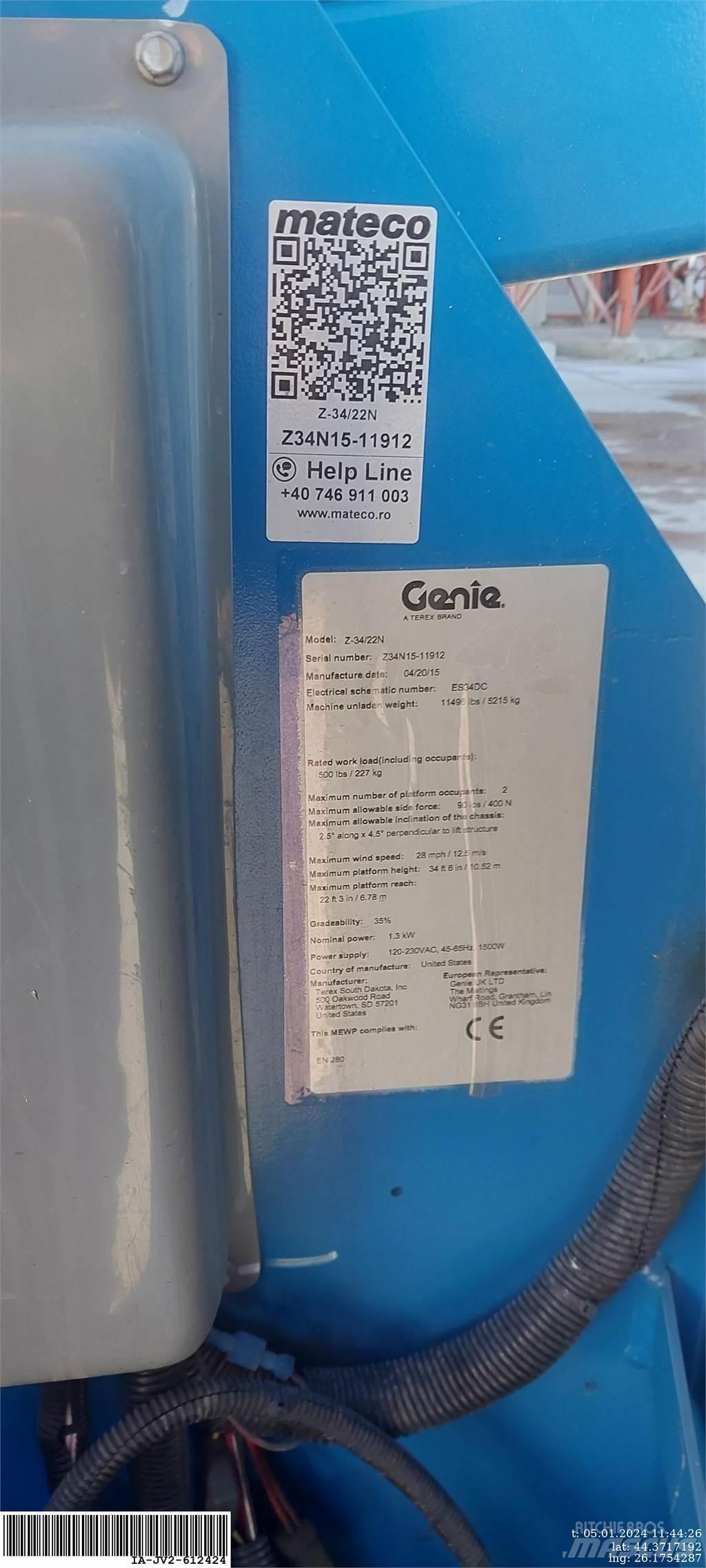 Genie Z-34/22N 曲臂高空工作平台