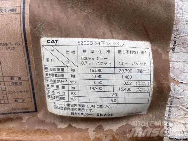 CAT E200B 履带挖掘机