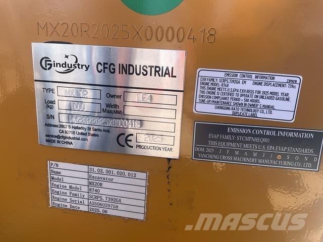 CFG MX20R 履带挖掘机