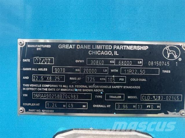 Great Dane  厢式拖车