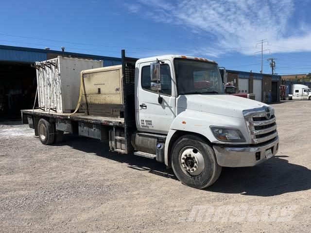 Hino 308 平板栏板货车