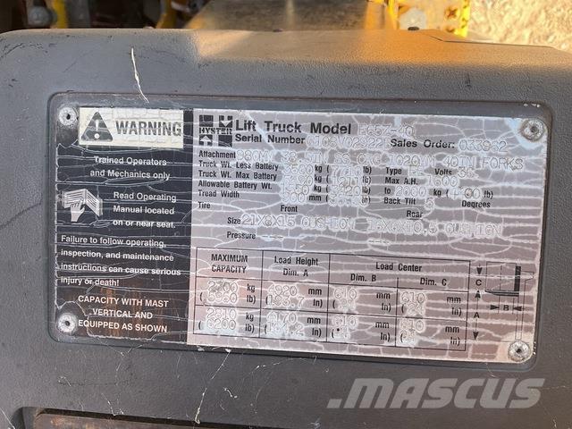 Hyster E65Z-40 电动叉车