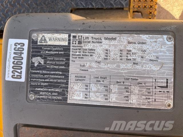 Hyster E65Z-40 电动叉车