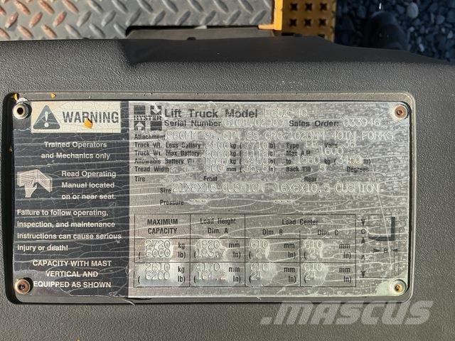 Hyster E65Z-40 电动叉车