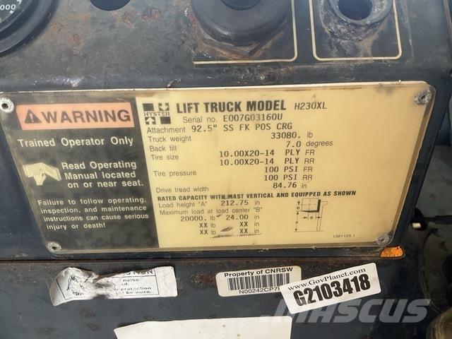Hyster H230XL 其他叉车