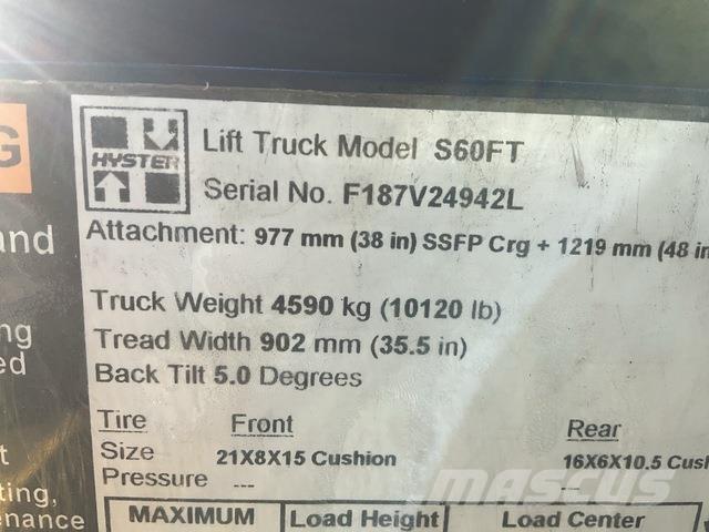 Hyster S60FT 电动叉车