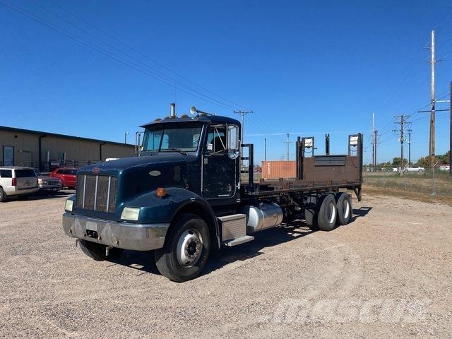 Peterbilt 330 平板栏板货车