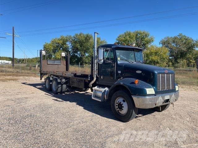 Peterbilt 330 平板栏板货车