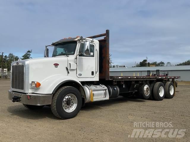 Peterbilt 365 平板栏板货车