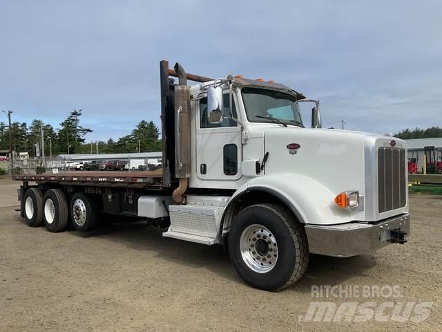 Peterbilt 365 平板栏板货车