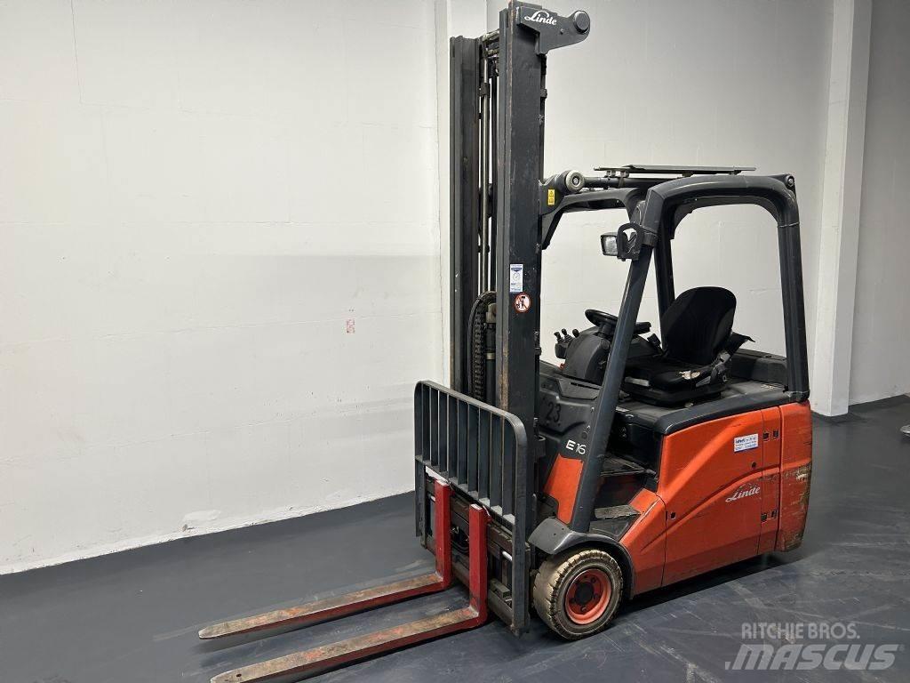 Linde E16H-01 电动叉车