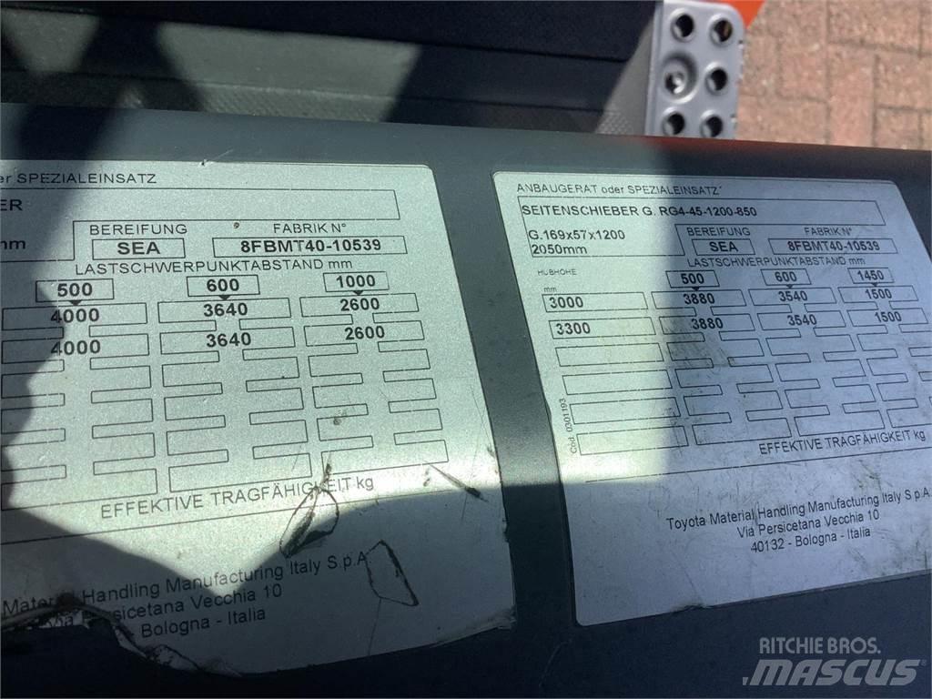 Toyota 8FBMT40 电动叉车