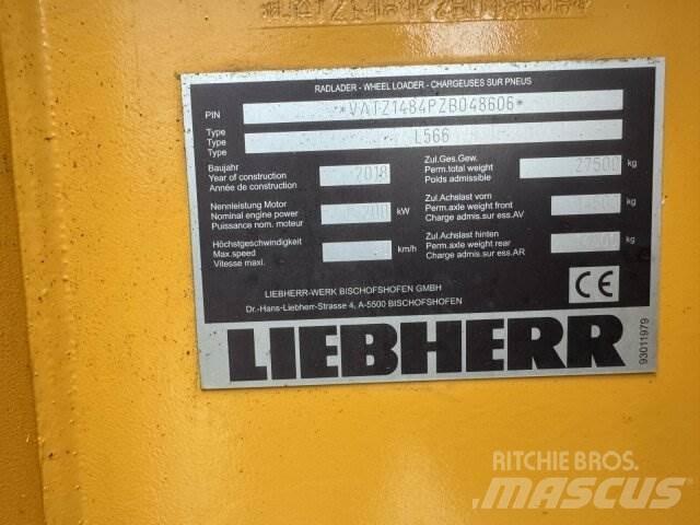 Liebherr L 566 / Waage 轮式装载机