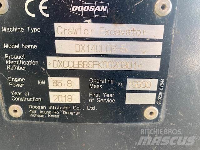 Doosan DX140LCR 履带挖掘机