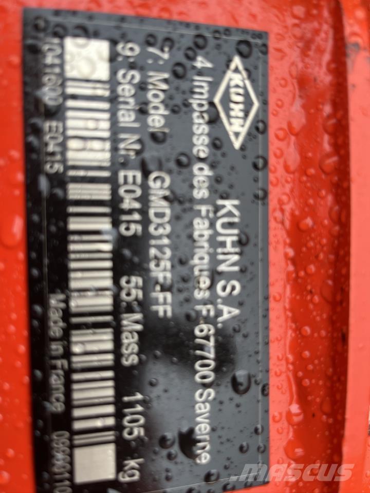 Kuhn GMD 3125 F 收割机