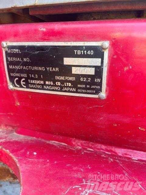 Takeuchi 1140 小型挖掘机