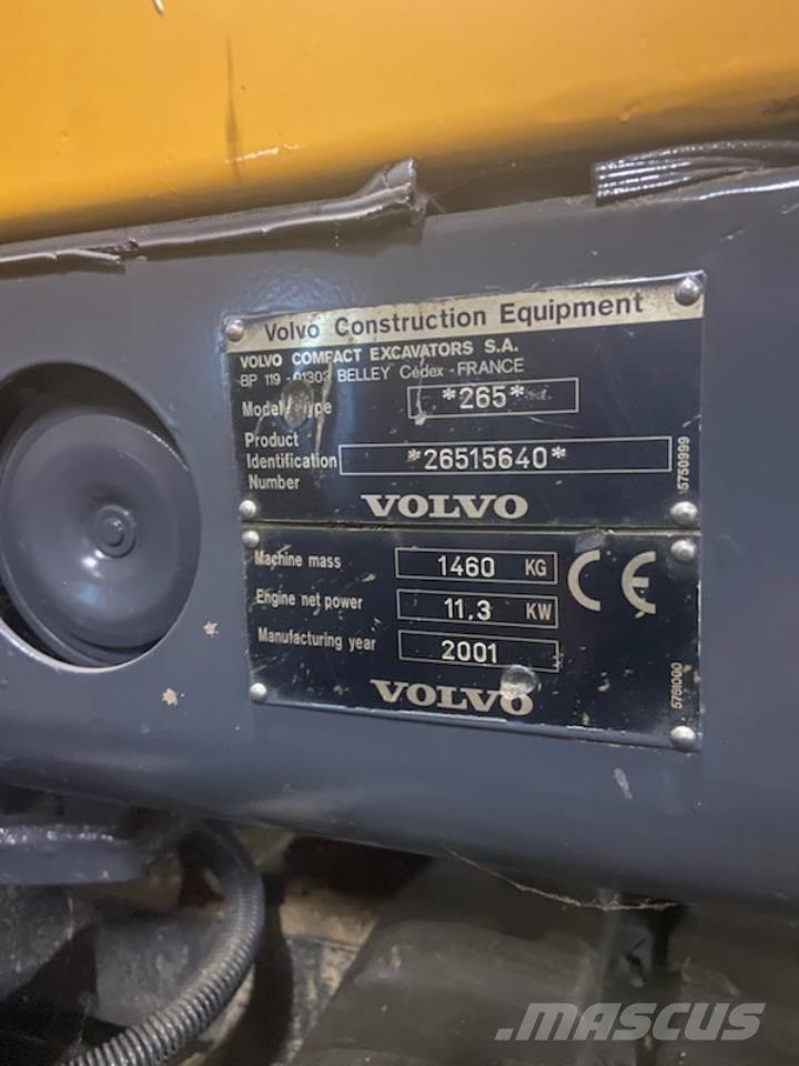 Volvo EC 15 小型挖掘机