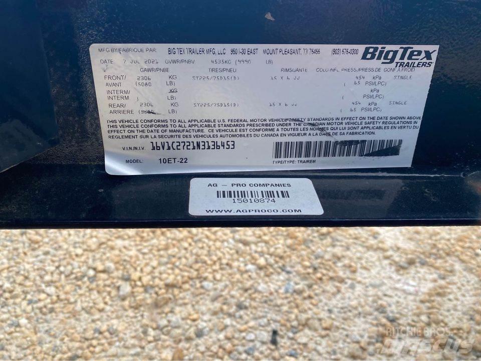 Big Tex 10ET-22 箱式拖车