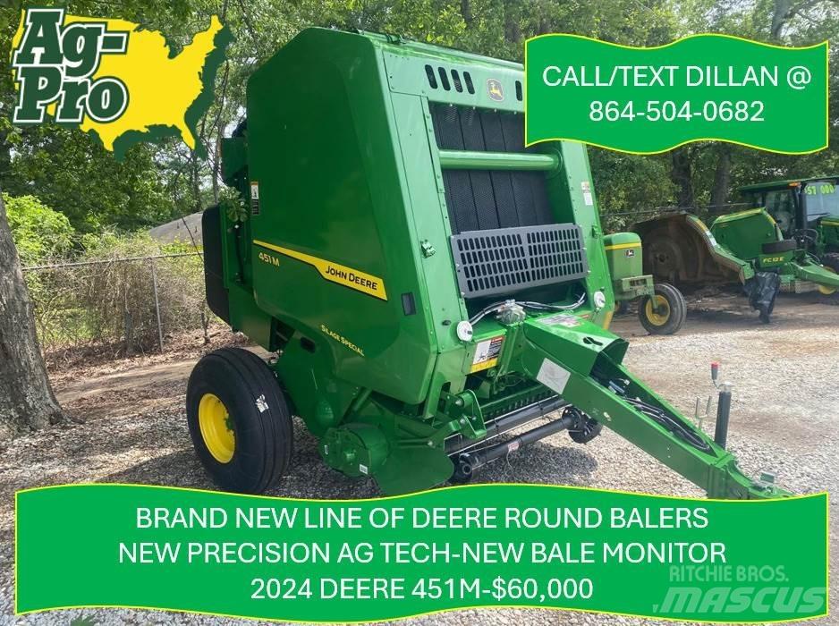 John Deere 451M 圆捆打捆机