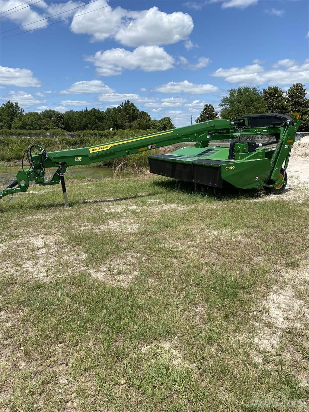 John Deere C350 割草调节装置