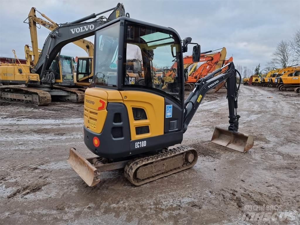 Volvo EC18D 小型挖掘机