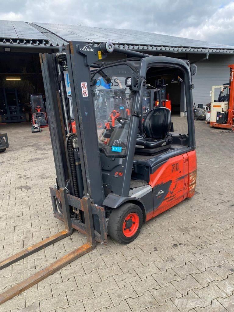 Linde E 16-02 电动叉车