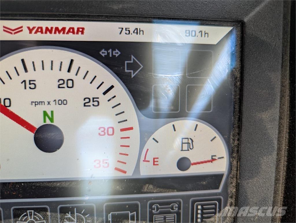 Yanmar B 75 W 轮式挖掘机