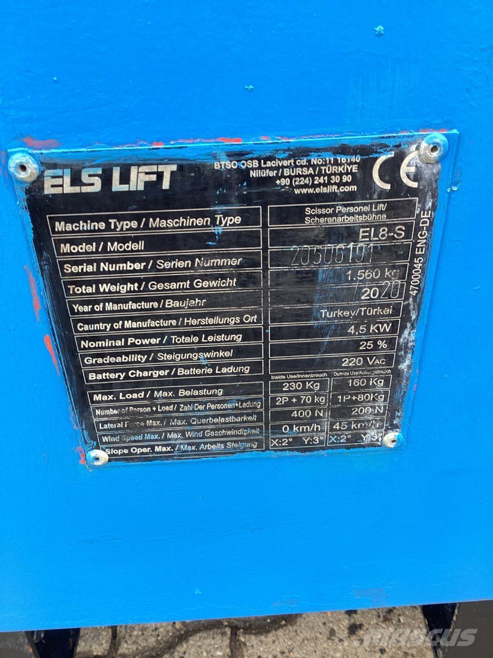 ELS LIFT EL8-S 剪叉式升降机
