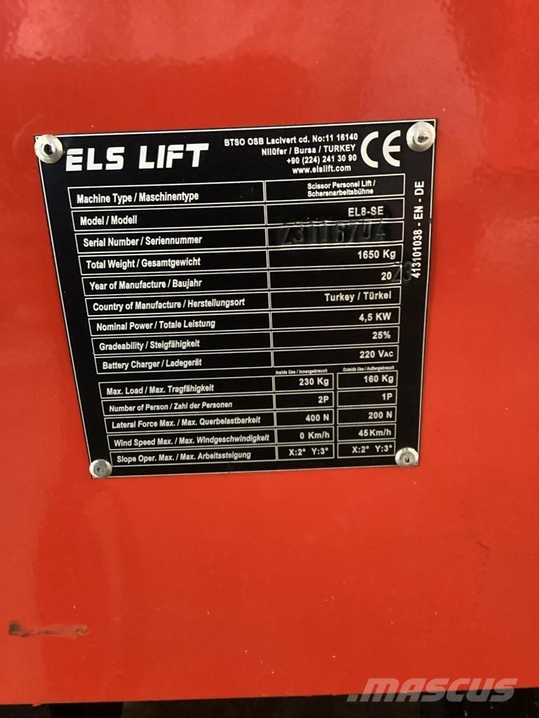 ELS LIFT EL8-SE 剪叉式升降机
