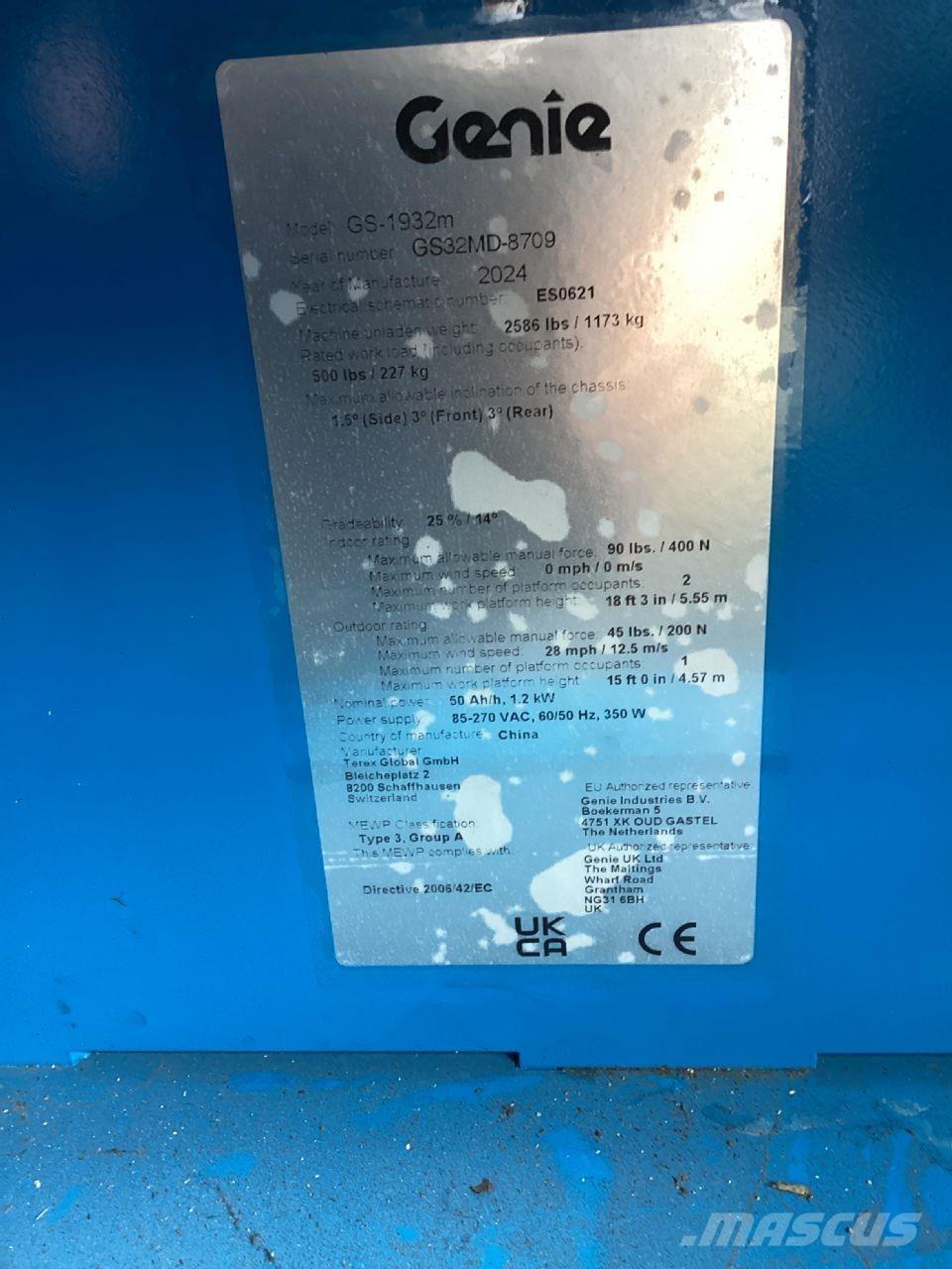 Genie GS-1932m 剪叉式升降机